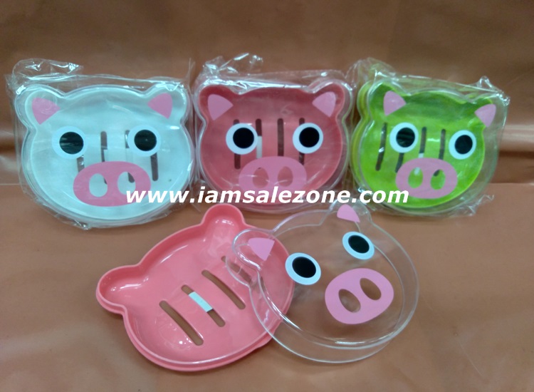 20-กล่องสบู่+ถาดรูปหมู 20 (โหล)