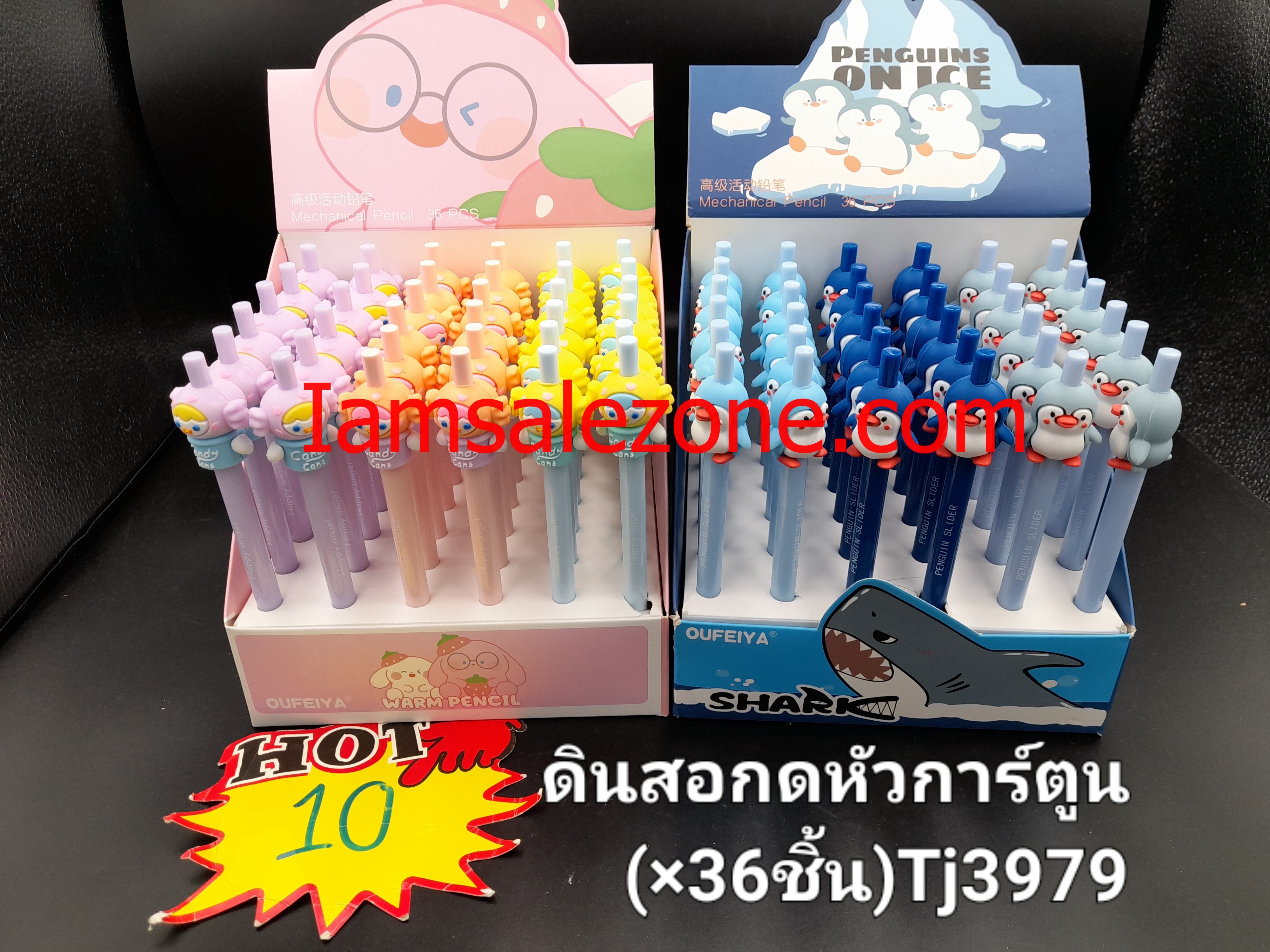 10 ดินสอกดหัวการ์ตูน TJ3979 กล่อง (36ชืิ้น) 10 ดินสอกดหัวการ์ตูน TJ3979 กล่อง (36ชืิ้น)
