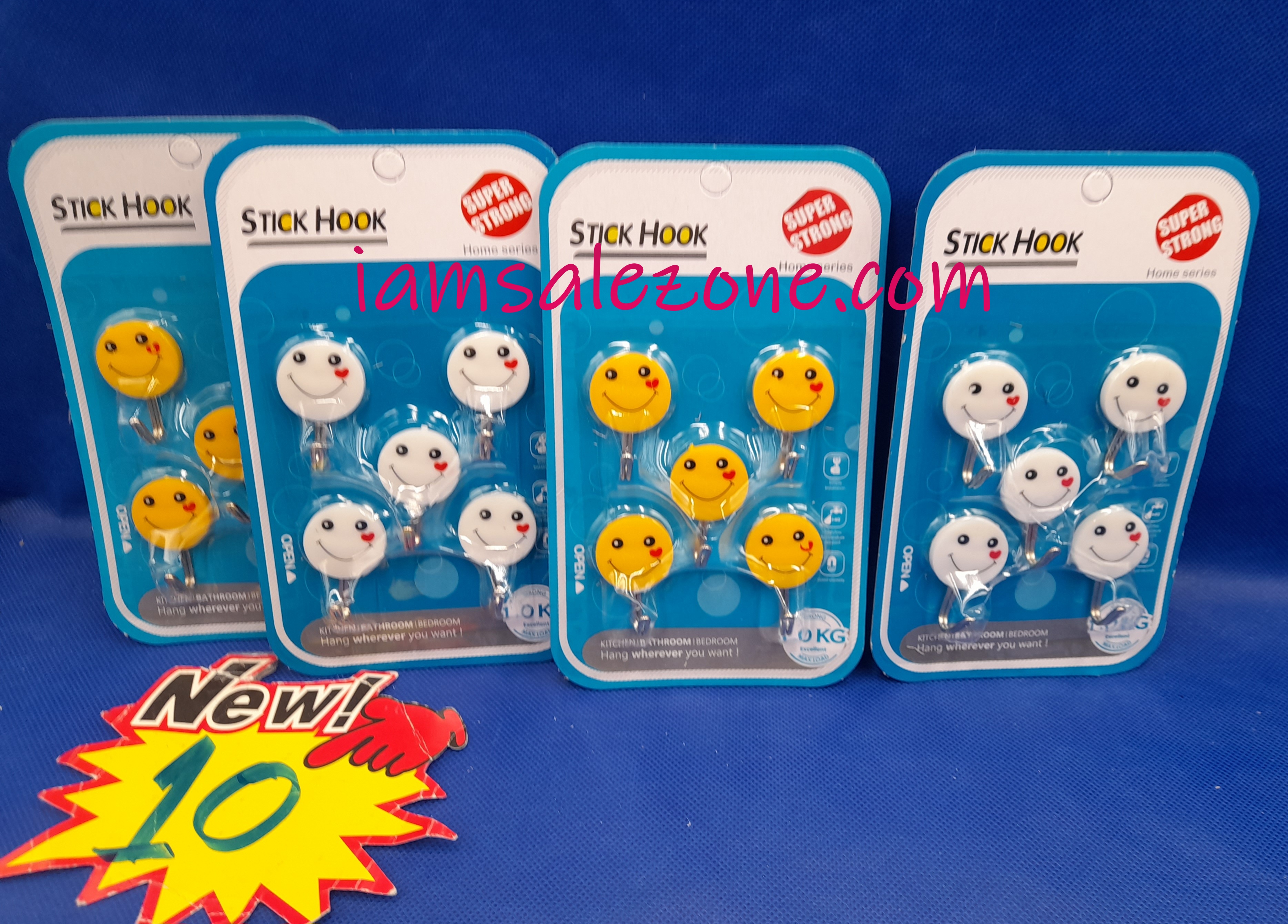 10 ขอแขวนยิ้ม 1*5 OJ1684 (โหล) 10 ขอแขวนยิ้ม 1*5 OJ1684 (โหล)