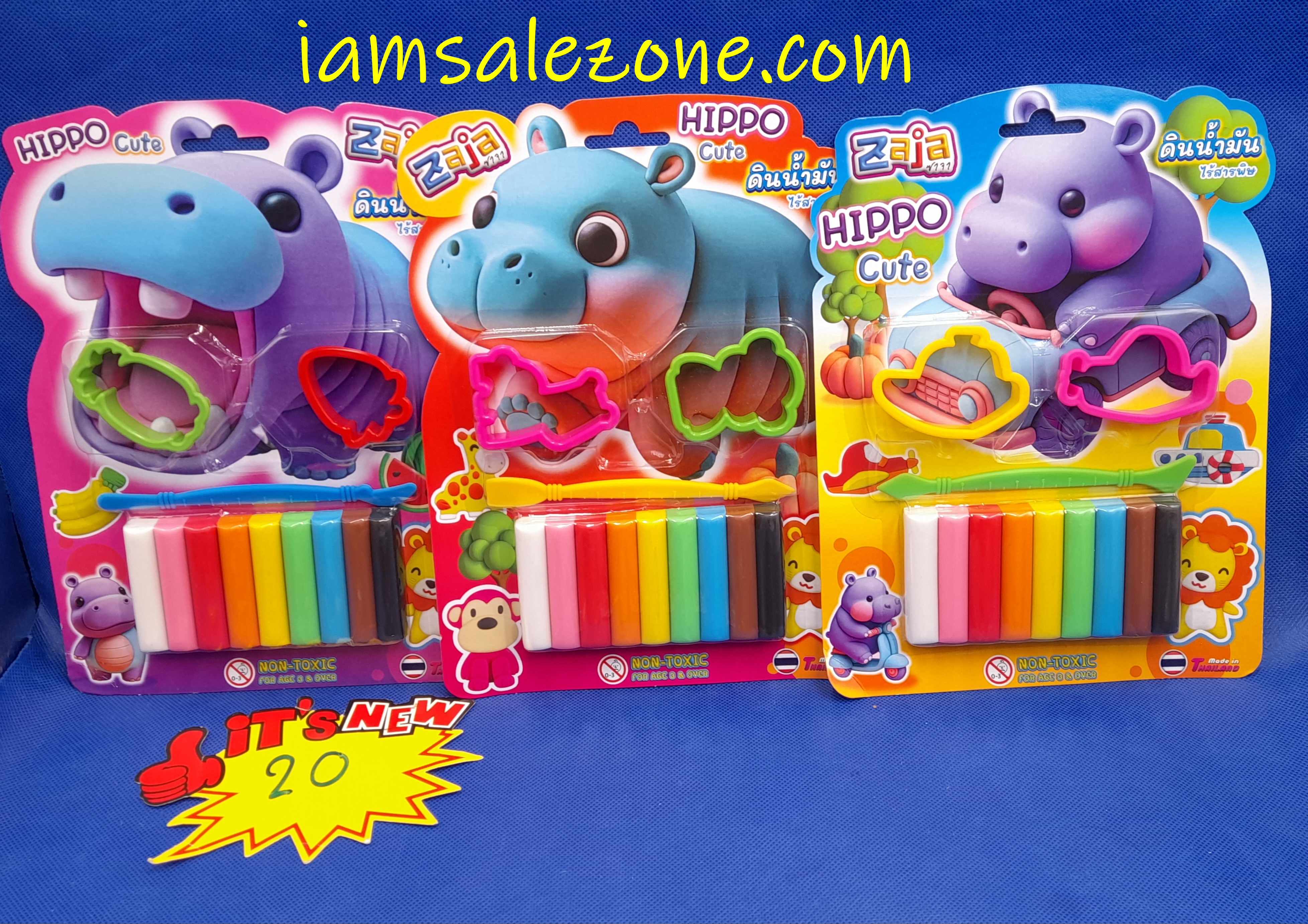 20 ดินน้ำมันไรสาร+พิมพ์ใหญ่แผงไทย ST110 (โหล)