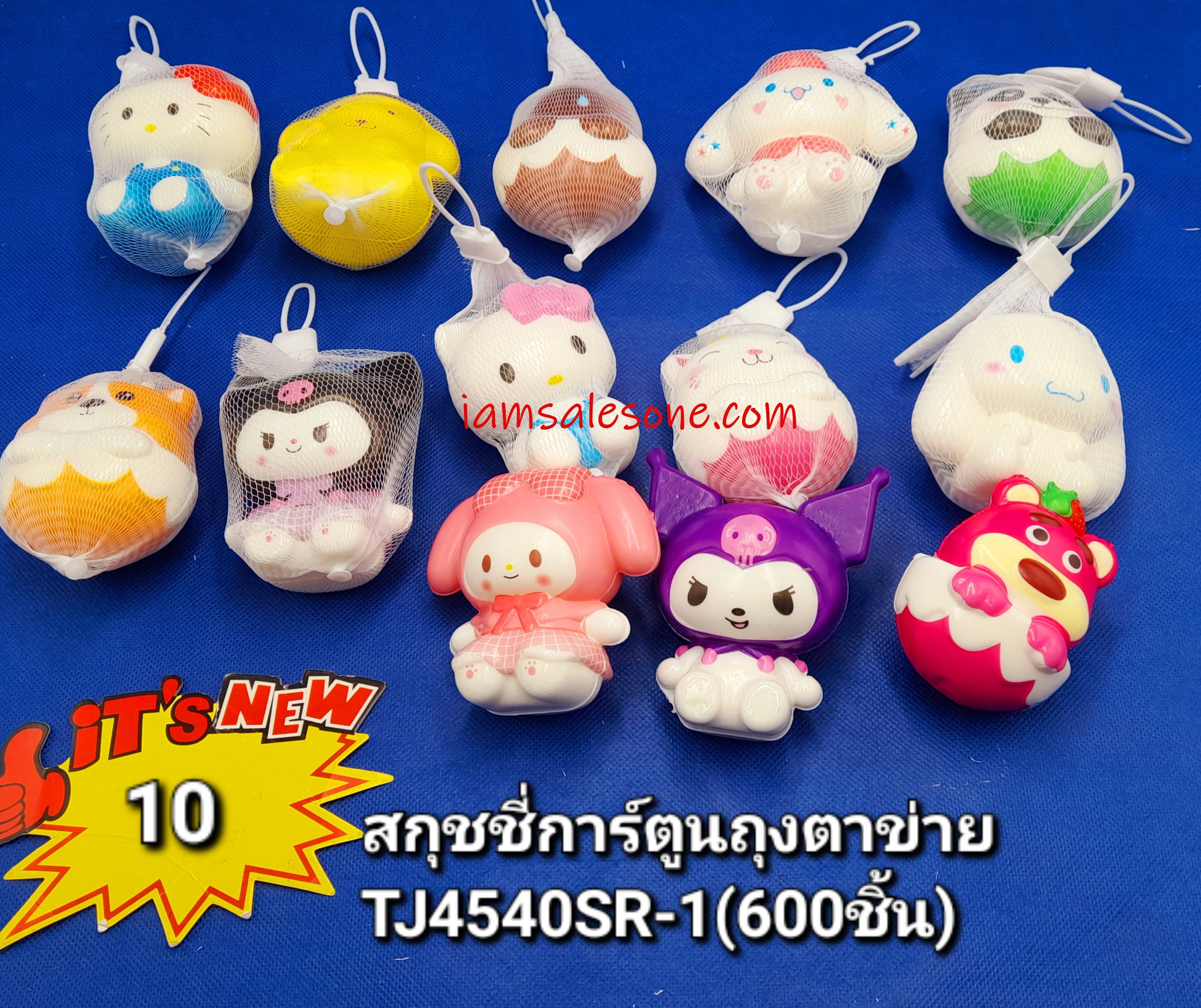 10 สกุชชี่การ์ตูนถุงตาข่าย TJ4540 (โหล)