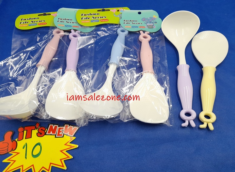 10 กระบวย/ทัพพีกระต่ายถุง OJ0657/0658 (โหล)